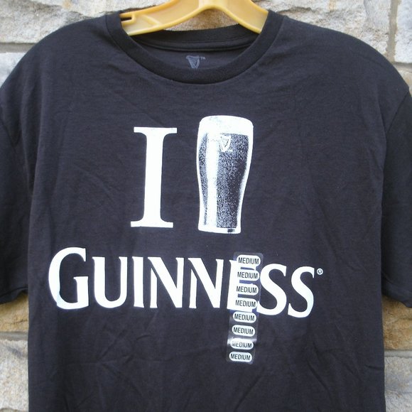 Guinness Stout Beer Black T-Shirt Size S - Picture 2 of 11